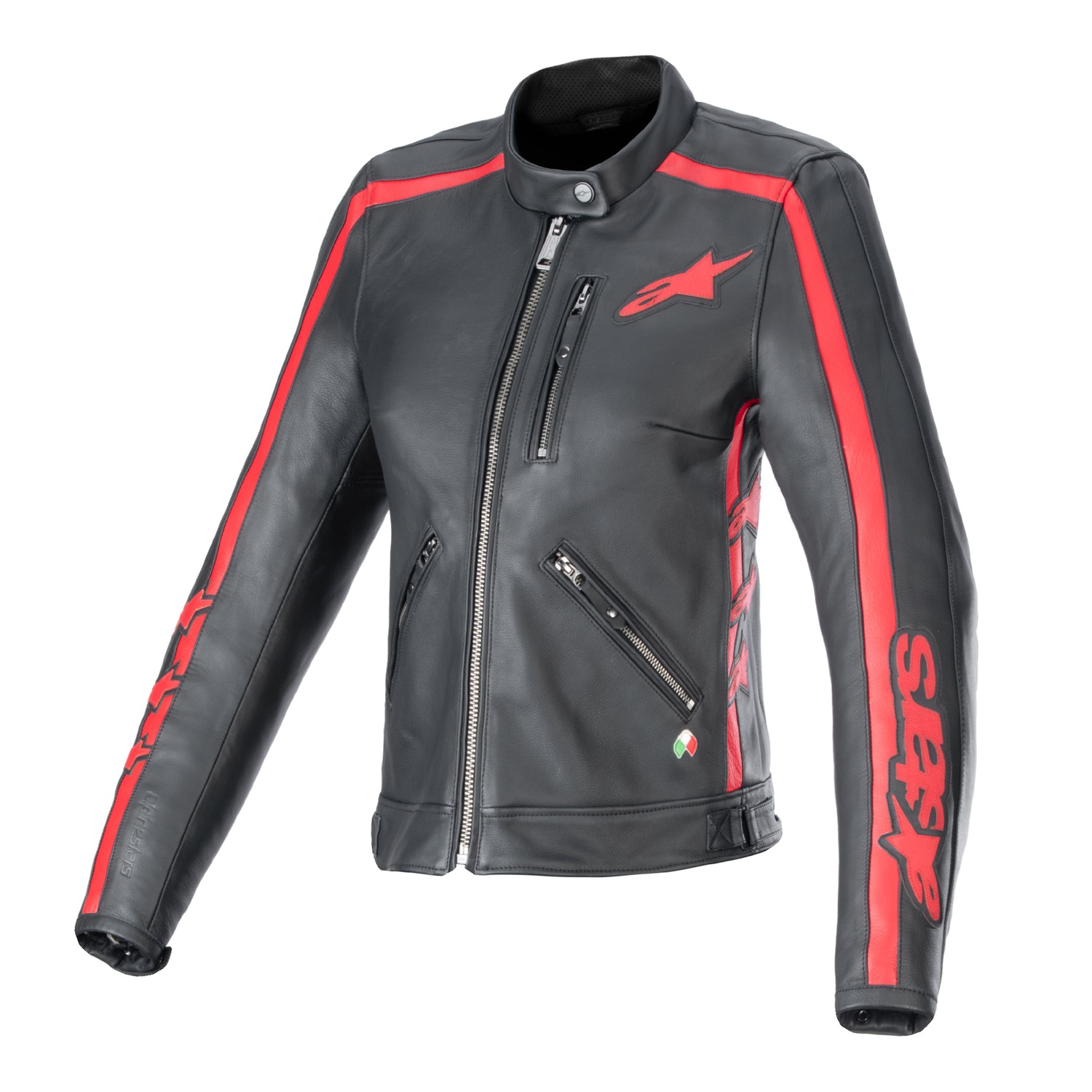 bunda STELLA DYNO, ALPINESTARS, dámská (černá/červená) 2026