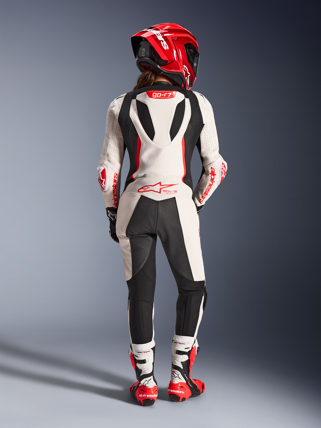 jednodílná kombinéza STELLA GP-R7, ALPINESTARS, dámské (bílá/červená fluo/černá) 2026 - Obrázek 15