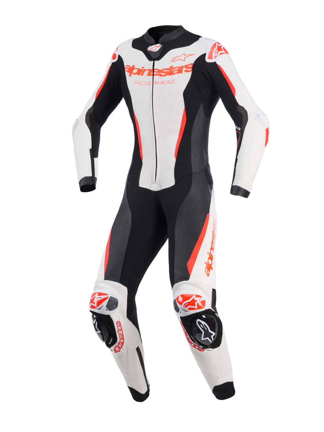 jednodílná kombinéza STELLA GP-R7, ALPINESTARS, dámské (bílá/červená fluo/černá) 2026