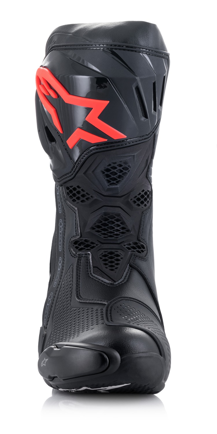 boty SUPERTECH R, ALPINESTARS (černá/bílá/červená fluo/žlutá fluo) - Obrázek 3