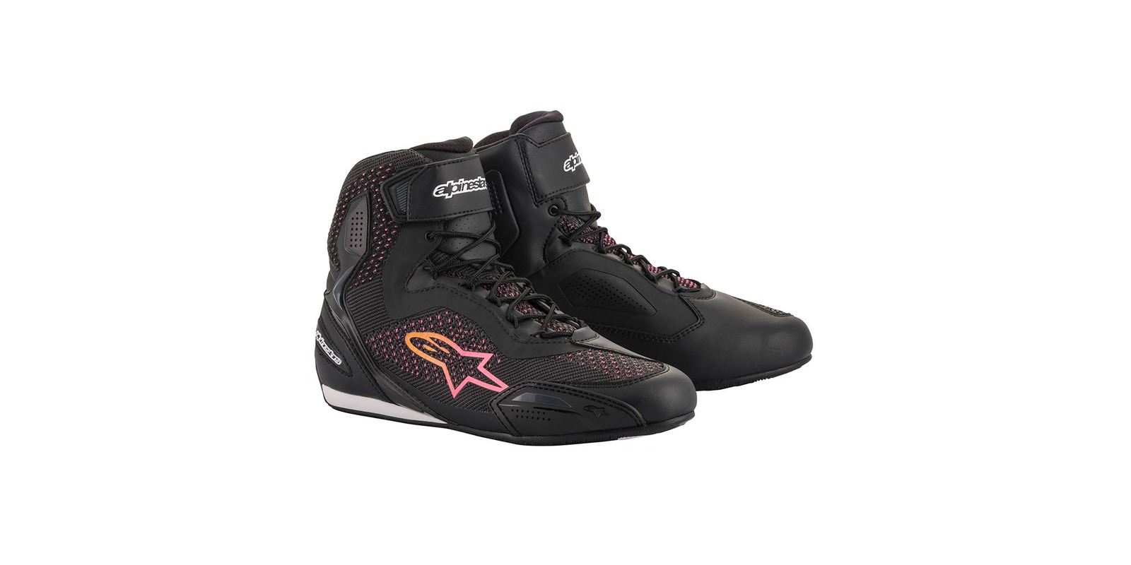 boty STELLA FASTER-3 RIDEKNIT, ALPINESTARS, dámské (černá/žlutá/růžová) 2026
