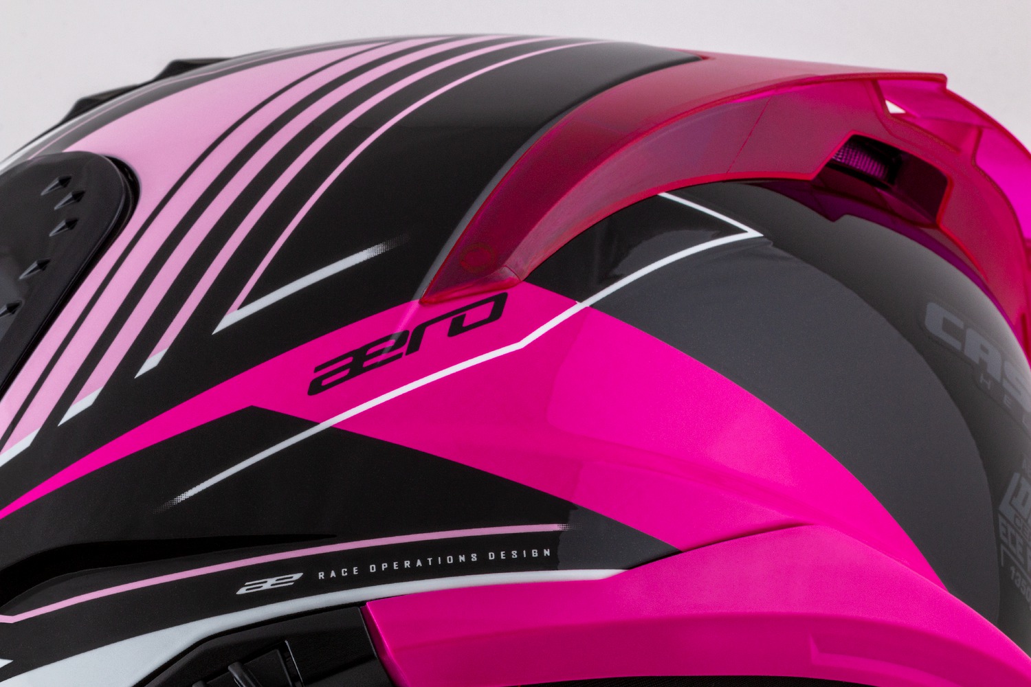 přilba Aero Drome, CASSIDA (černá met./růžová/bílá) 2026 - Obrázek 3