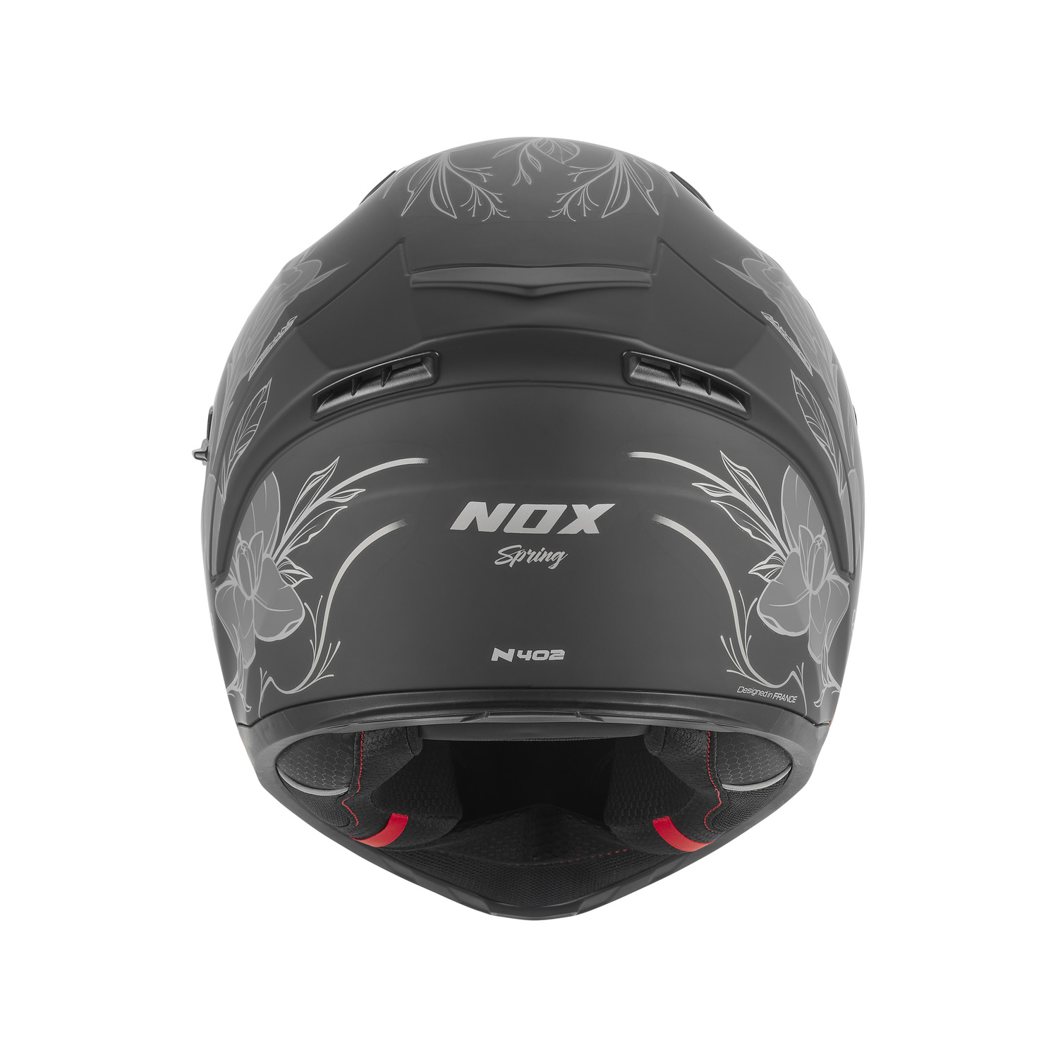 přilba N402 SPRING, NOX (černá matná, stříbrná) 2026 - Obrázek 3