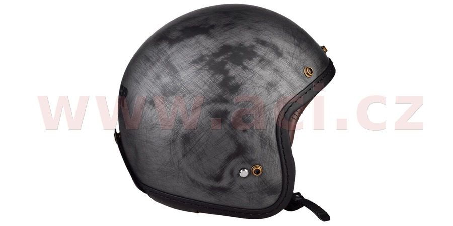 přilba Mambo Evo Cafe Racer, LAZER - Belgie (imitace broušený hliník) - Obrázek 2