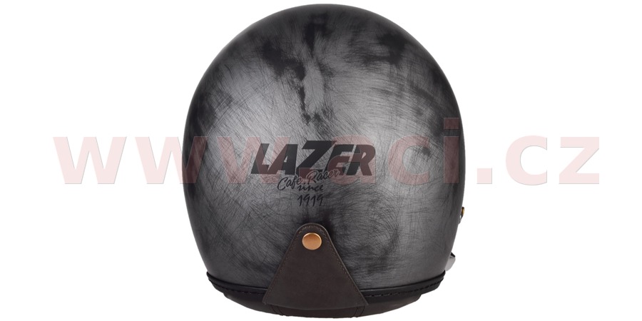přilba Mambo Evo Cafe Racer, LAZER - Belgie (imitace broušený hliník) - Obrázek 3