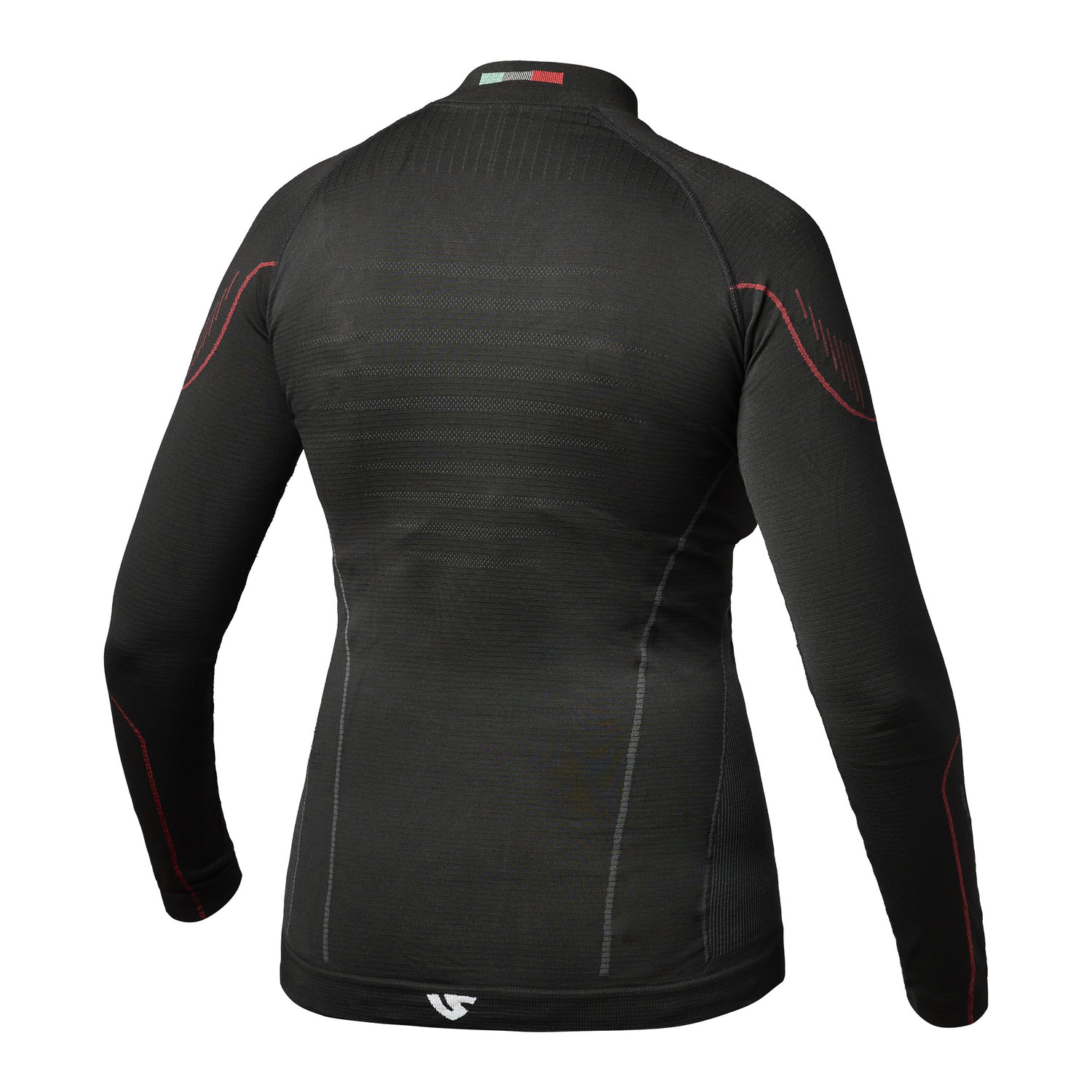termotriko s dlouhým rukávem HERO LONG SLEEVE ZIP, UNDER SHIELD, dámské (černá) - Obrázek 2