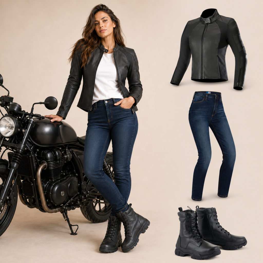 Kalhoty Hollie PMJ, bunda Alpinestars Stella Vika, boty Alpinestars Stella Ava