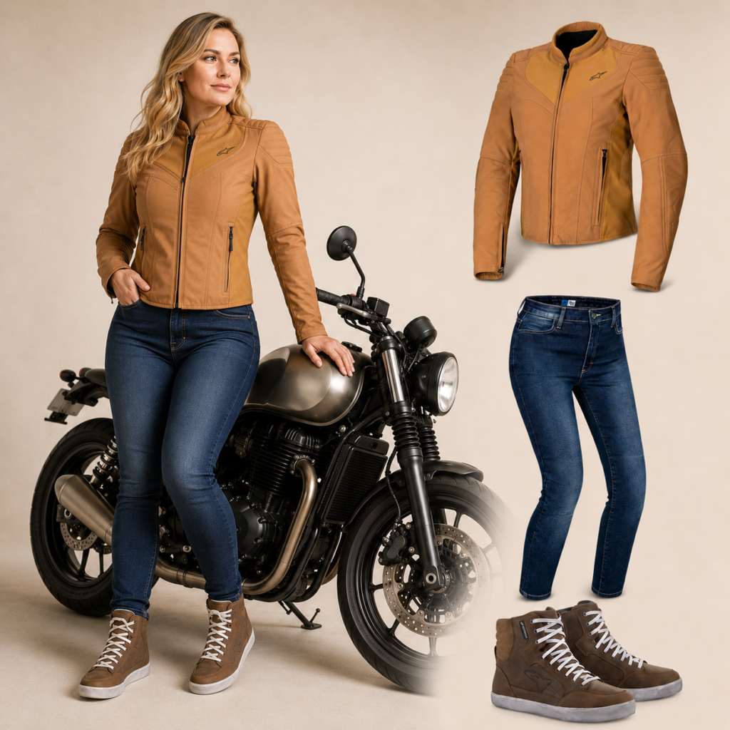 kalhoty Ginerva PMJ, bunda Stella Isla Alpinestars, Boty Alpinestar